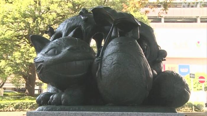 totoro statua